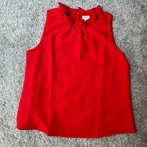 J. CREW sleeveless blouse. Size medium.